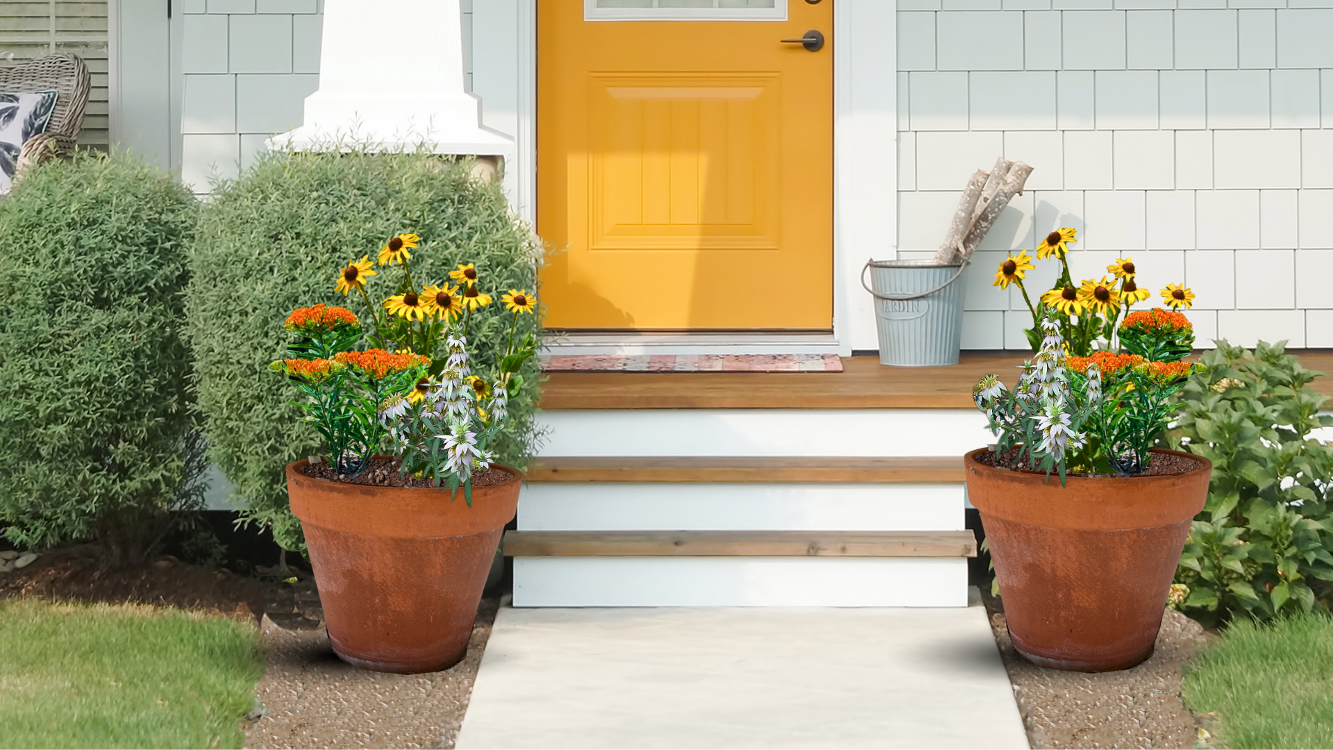 Pollinator Patio Container Garden