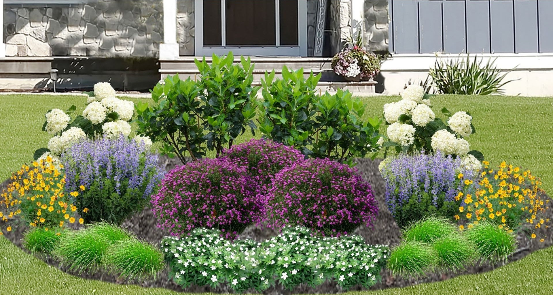 Purple Dome Bird & Butterfly Garden